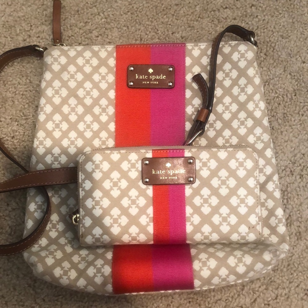 Kate Spade crossbody + Matching wallet